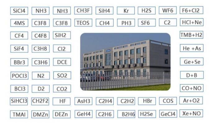 China High Purity Arsine 99.999% 5n and Ash3 Mixed Gas