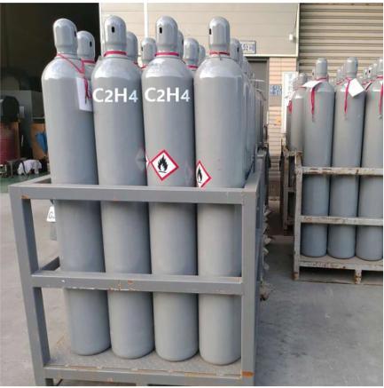 China Cheap Electronic Grade Ethylene Gas 99.999% 5n C2h4 Gas